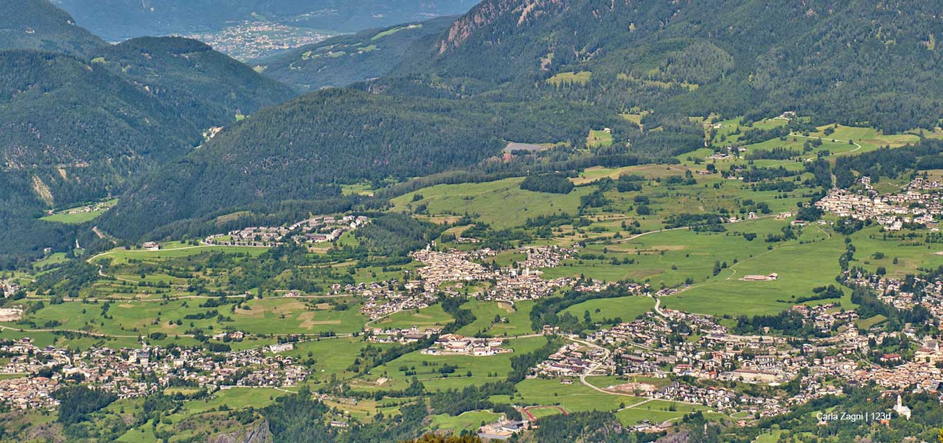 Blick über Cavalese
