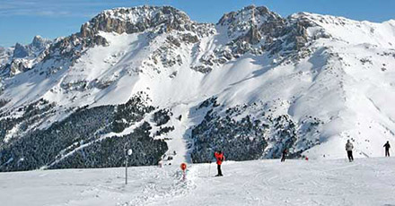 Wintersport in Vigo di Fassa